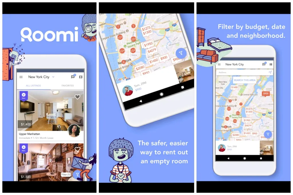 Roomi-App-best roommate finder